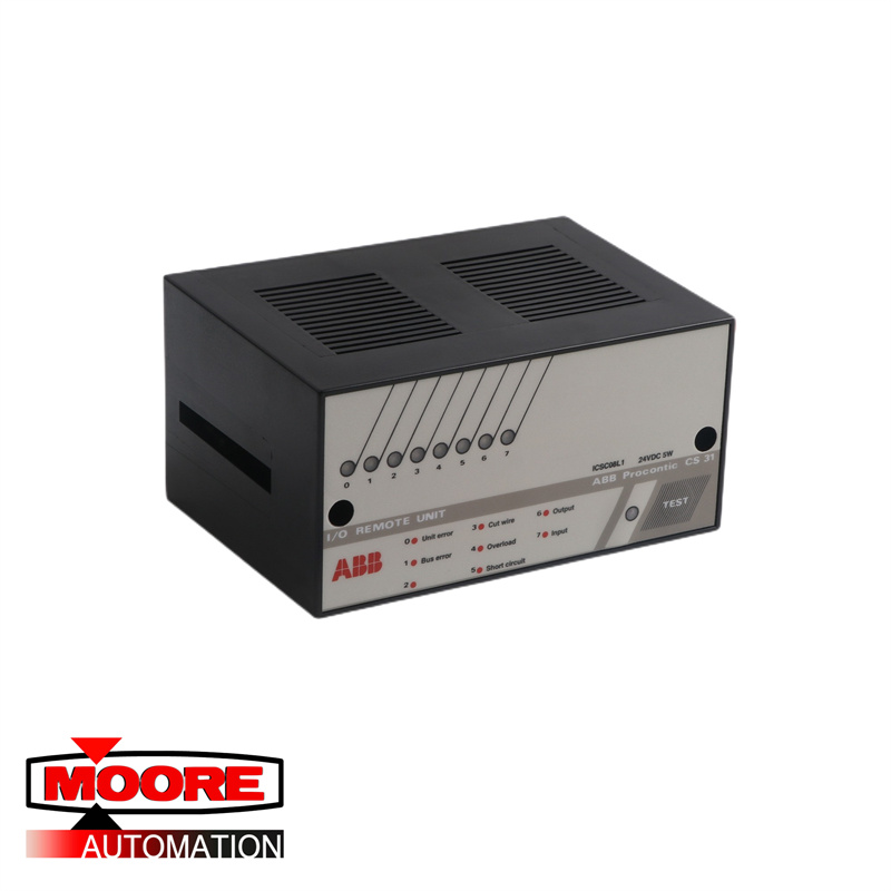 ABB | ICSC08L1 FPR3319101R1082 | Unidade de E/S - 24 Vdc