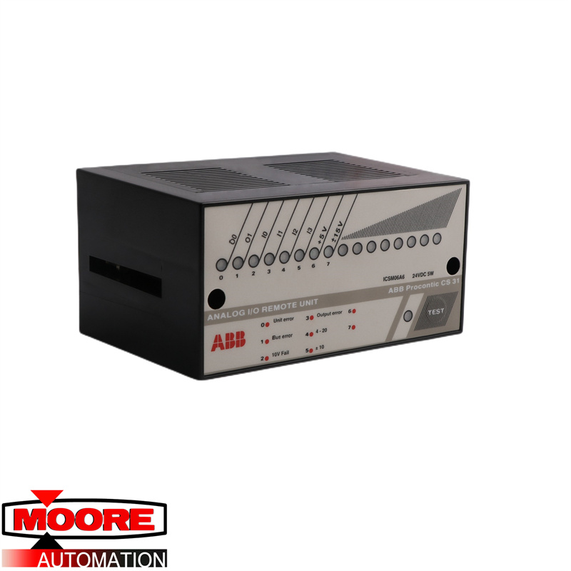 ABB | ICSM06A6 FPR3350601R1062 | Unidade remota de E/S analógica