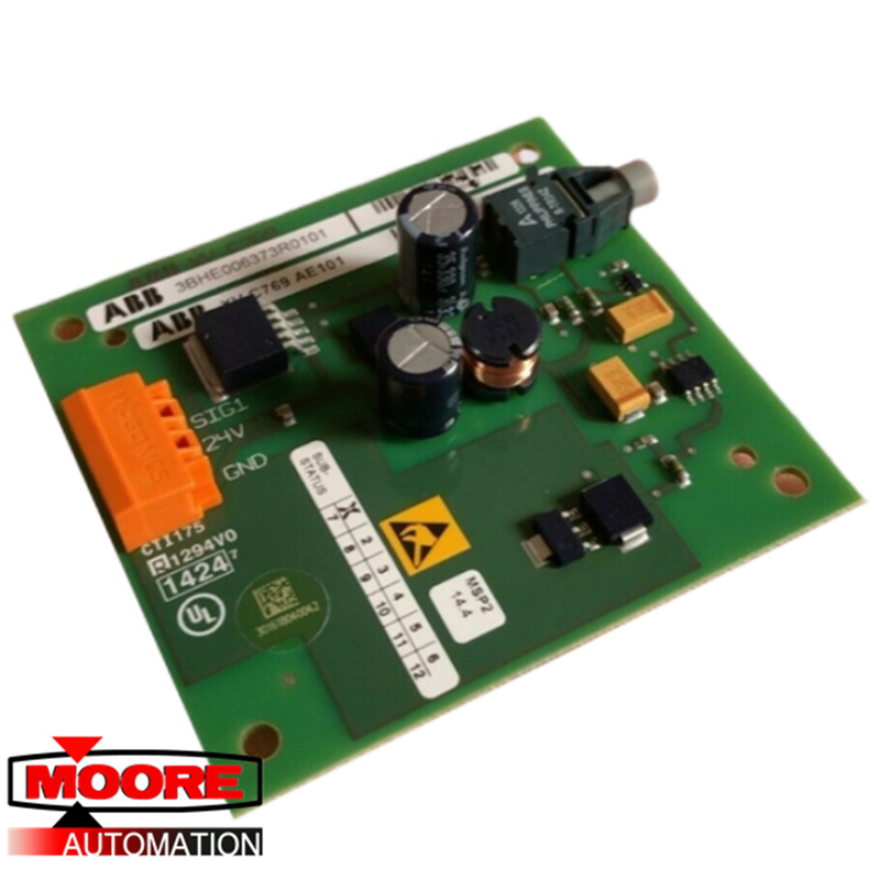 Placa de interface ABB 3BHE006373R0101 XVC769 AE101