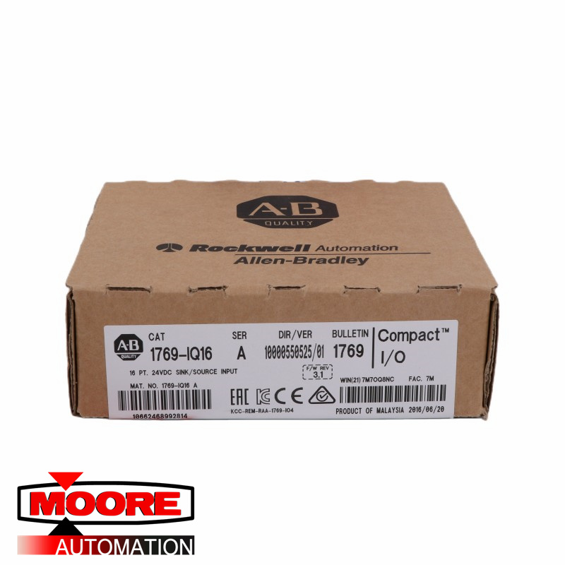 Módulo D/I AB 1769-IQ16 CompactLogix 16 pontos 24 VCC