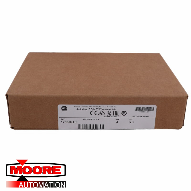 AB 1756-IRT8I ControlLogix 8 pontos RTD/termopar