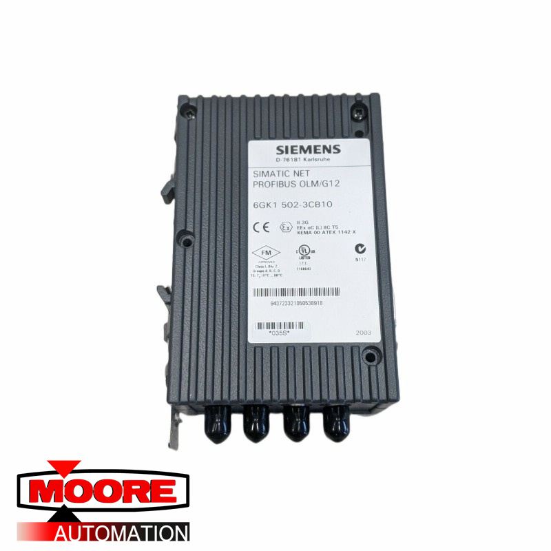 Módulo de ligação óptica SIEMENS 6GK1502-3CB10 Profibus OLM/G12