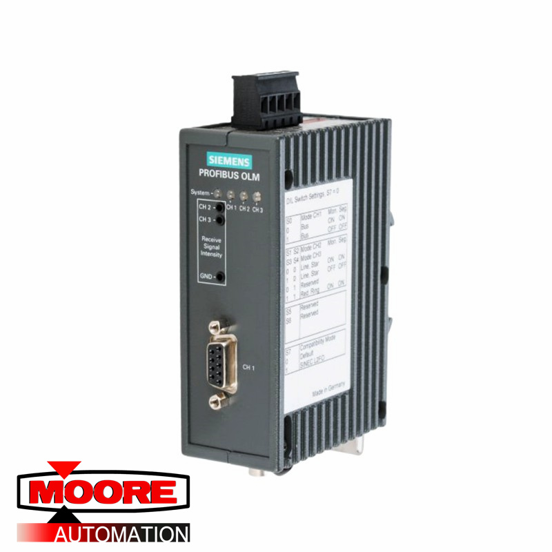 Módulo de ligação óptica SIEMENS 6GK1502-2CB10 Profibus OLM/G11 V3.1