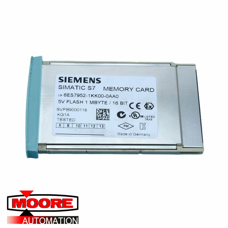 Cartão Flash SIEMENS 6ES7952-1KK00-0AA0 MC 952 - 1 MB