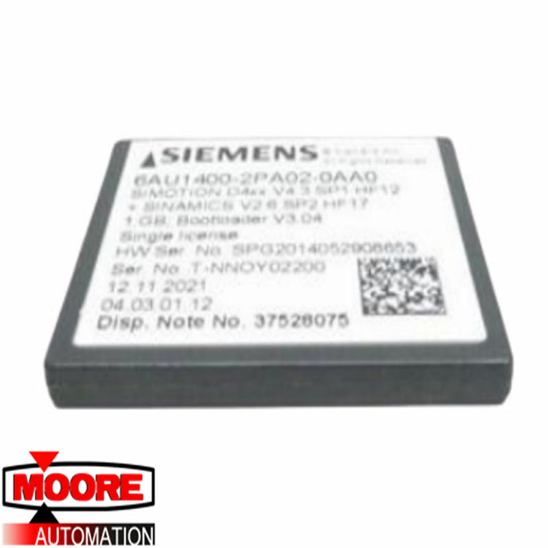 Cartão Flash Compacto SIEMENS 6AU1400-2PA02-0AA0