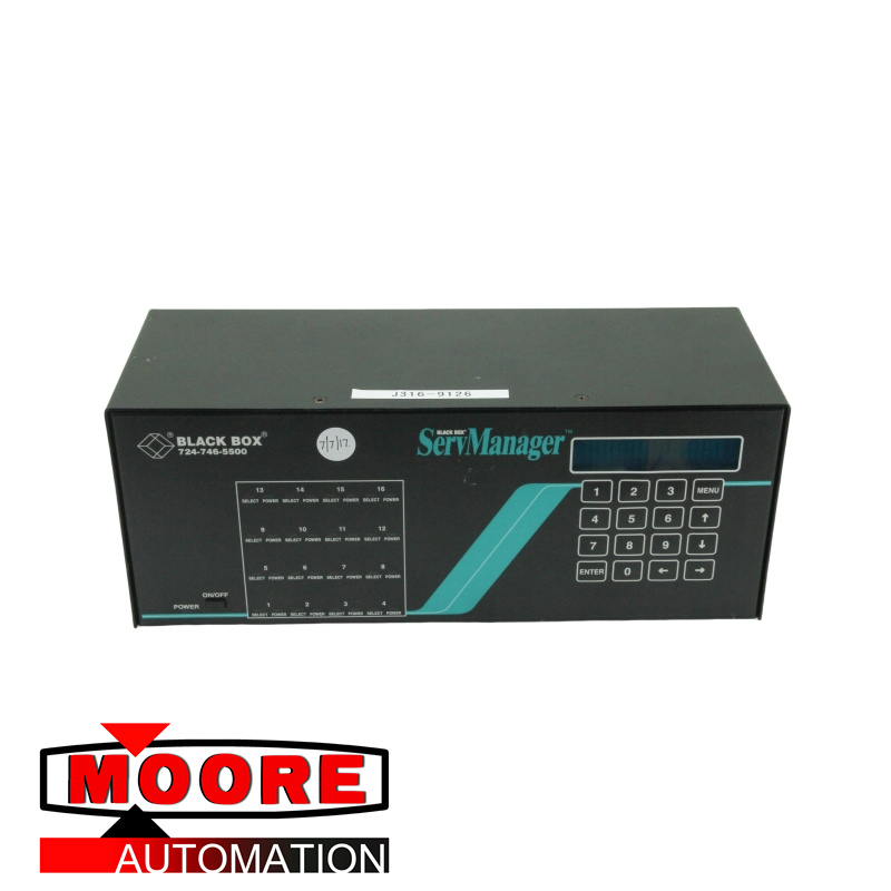 CAIXA PRETA SW998AE-R2, 724–746–5500 D2-04B-1 728A-28375 SERVMANAGER