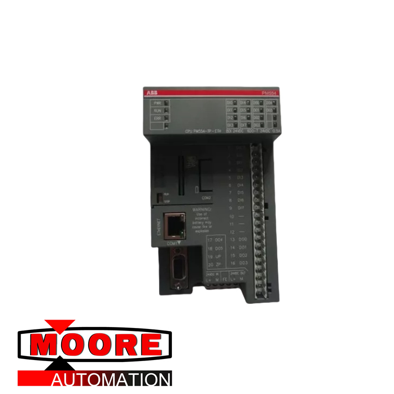 Módulo controlador programável PLC ABB "PM554-TP-ETH A8 1SAP120600R0071"