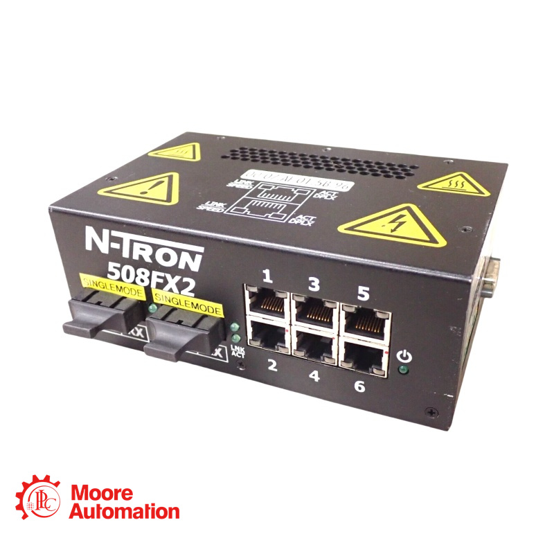 Switch Ethernet de controle de processo Red Lion 508FXE2-A-SC-40