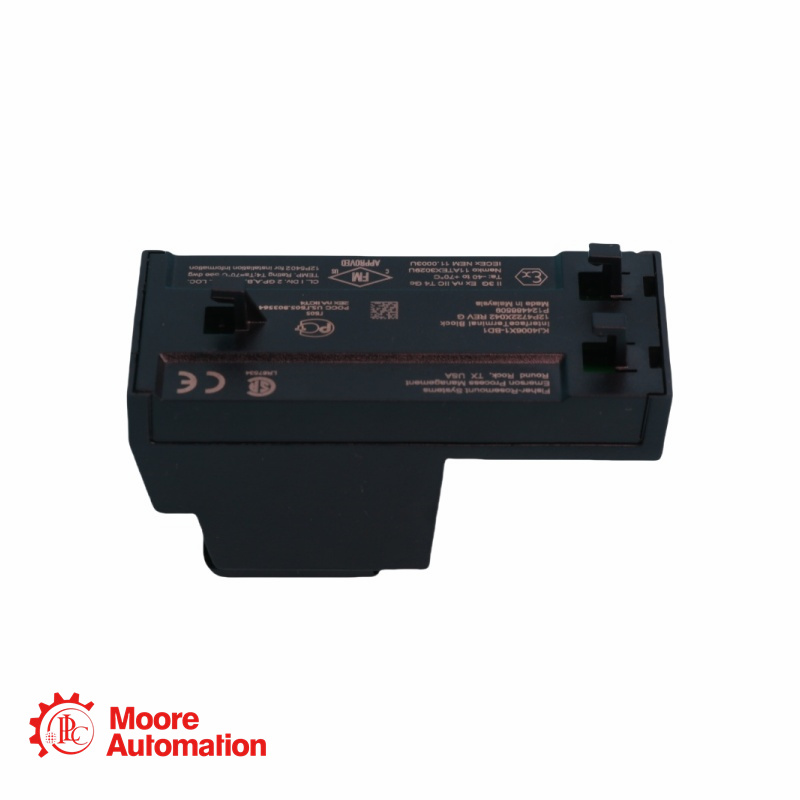 Bloco de terminais de 8 canais com fusível EMERSON KJ4006X1-BC1 12P4720X062