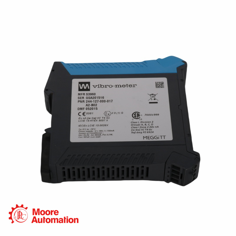 MEGGITT VIBRO-METER GSI 127 244-127-000-017 A2-B02 Unidade de separação galvânica