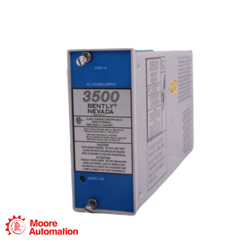 Fontes de alimentação Bently Nevada 3500/15 114M5329-01