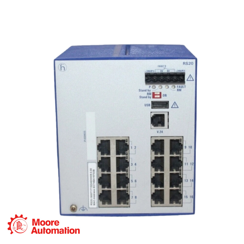 Interruptor de trilho HIRSCHMANN RS20-1600T1T1SDAEHH09.0.00