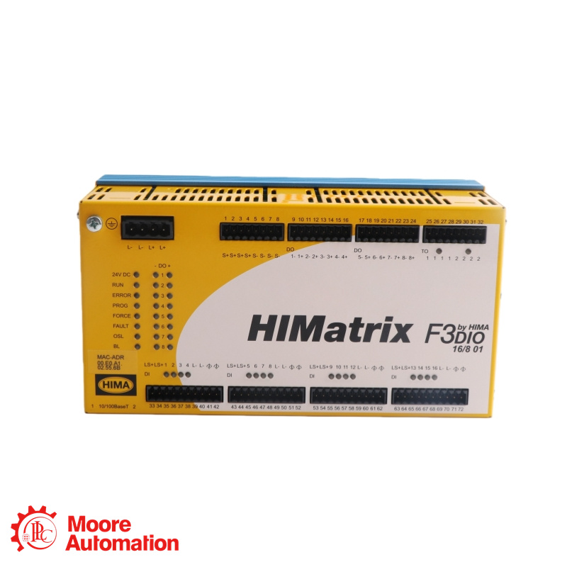 Controlador de segurança HIMA F3 DIO 16/8 01