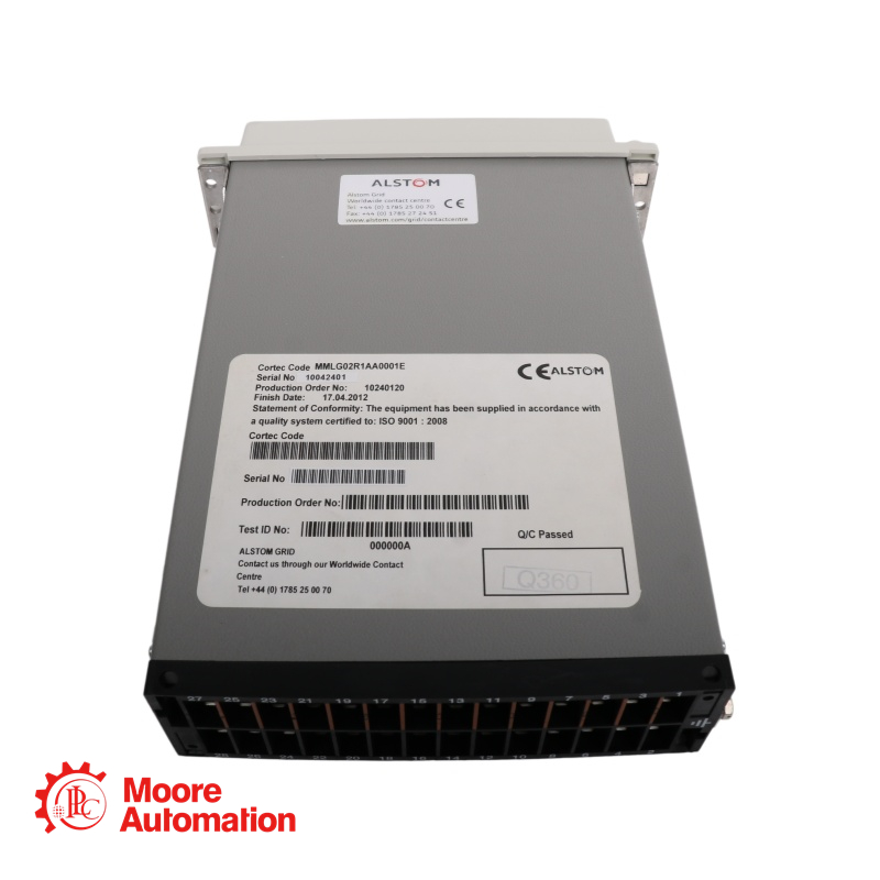 Alstom MMLG02 MMLG02R1AA0001E Test Block