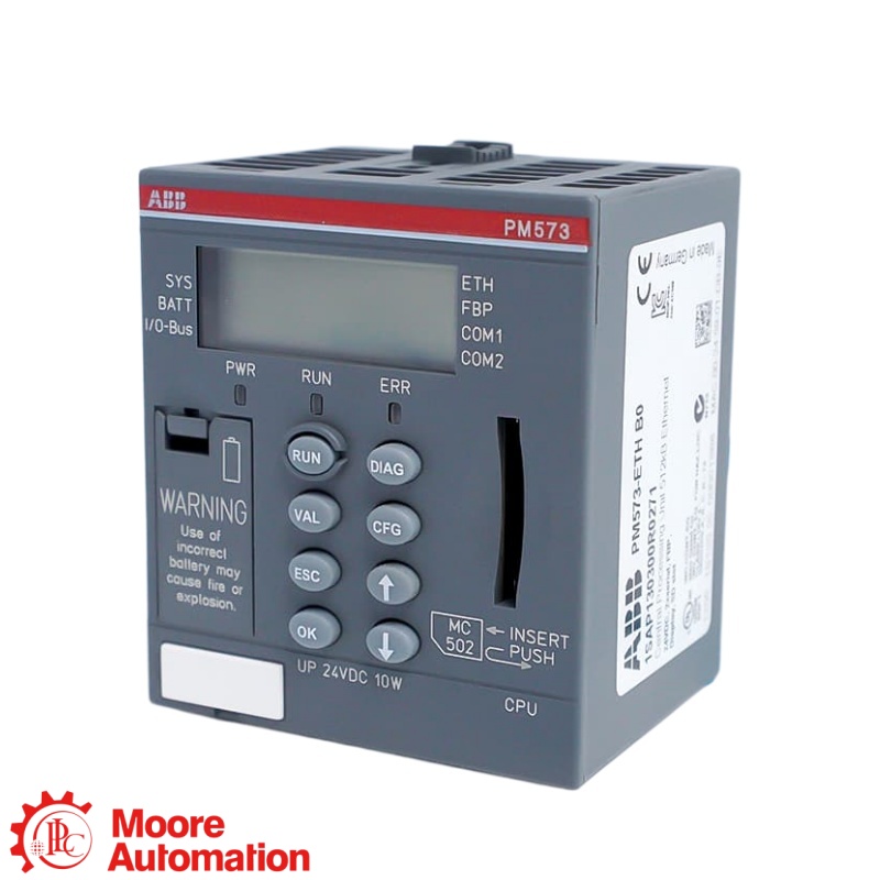 CPU PLC ABB PM571-ETH AC500 com Ethernet