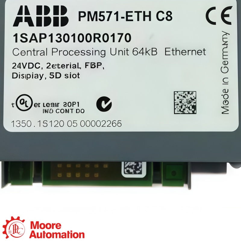 CPU PLC ABB PM571-ETH AC500 com Ethernet