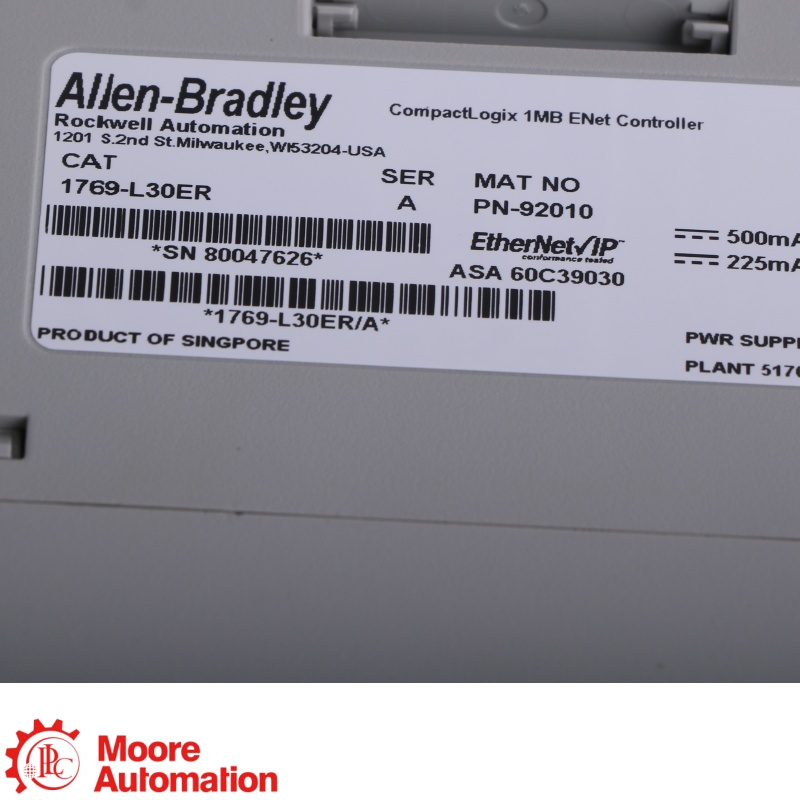 1769-L30ER-NSE CL 5370 L3 No-Cap Controller