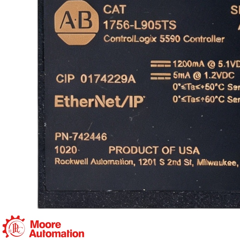PLC 1756-L905TS 5590 Safety Controller