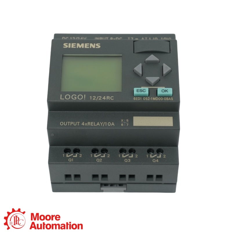 Módulo Lógico RC Siemens 6ED1052-1MD00-0BA5 LOGO! 12/24