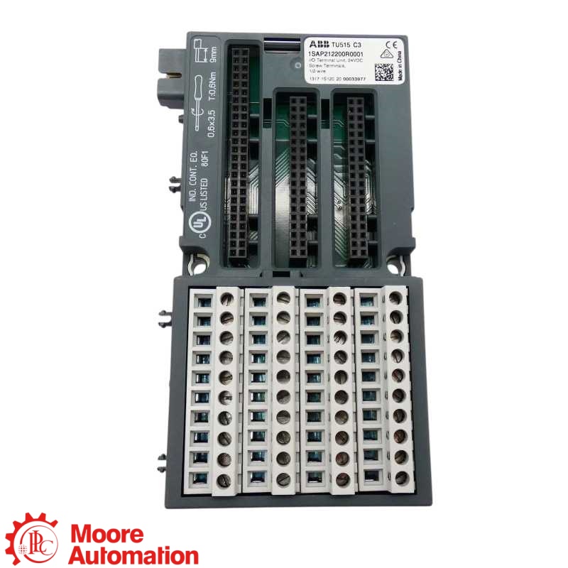 ABB TU532 1SAP217000R0001 Terminal Unit for 120/230 V AC Relays