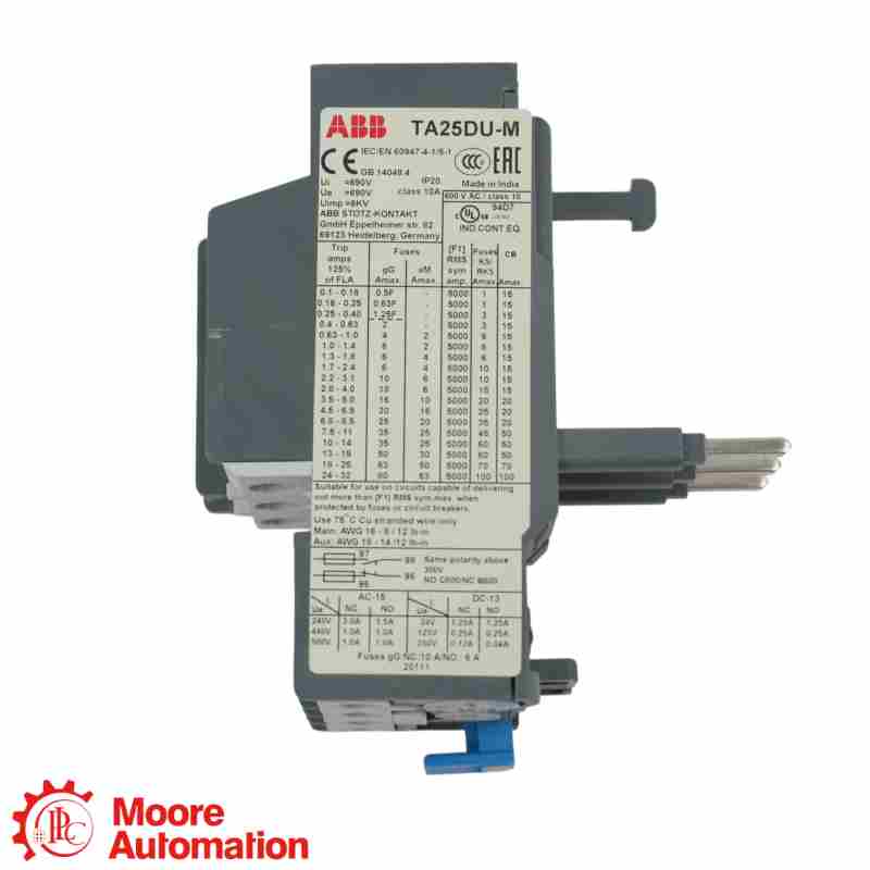 Relé de sobrecarga térmica ABB TA25DU-1.8M 1SAZ211201R2025
