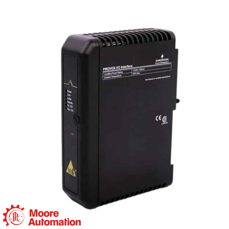 Placa de saída analógica HART de 8 canais e 4-20 mA Emerson VE4005S2B1