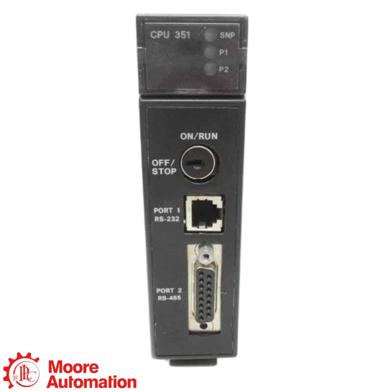 GE Fanuc IC693CPU351-GR Series 90-30 25 MHz CPU Module