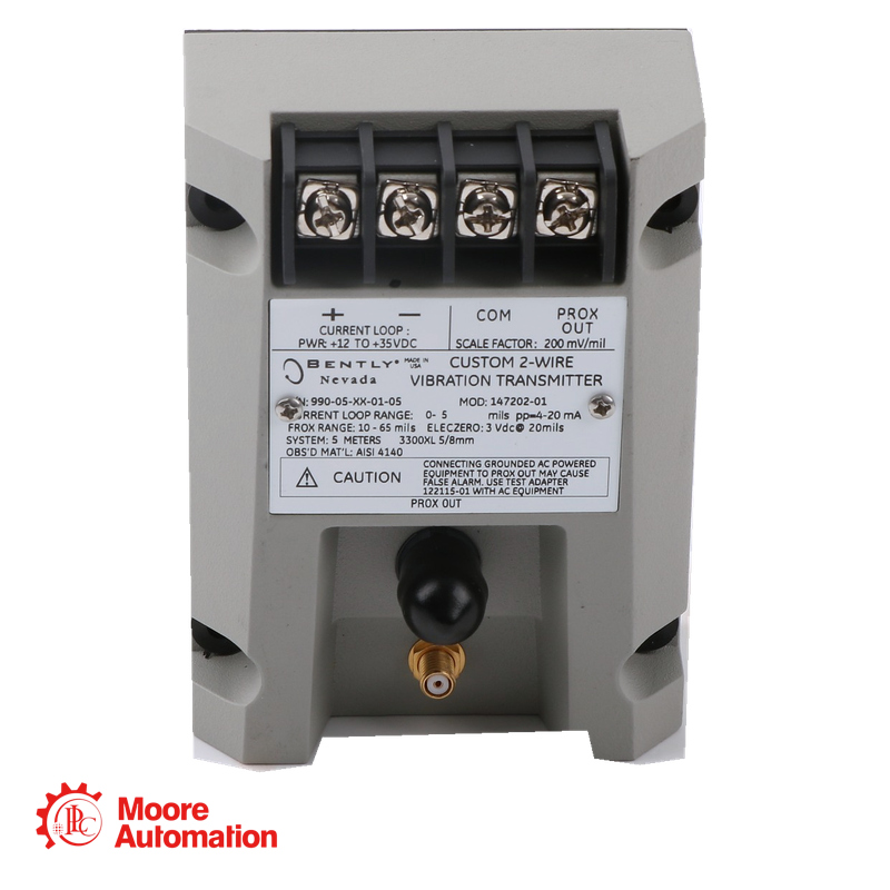 Bently Nevada 990-08-XX-01-00 MOD:147202 Vibration Transmitter