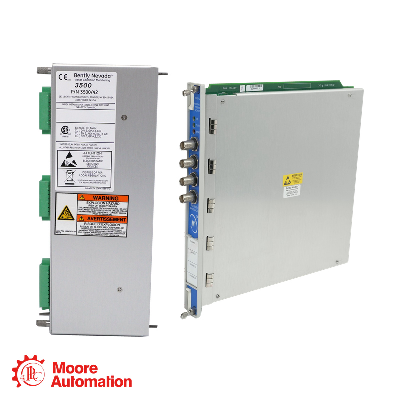 Bently Nevada 3500/42M-09-00 Proximitor Seismic Monitor
