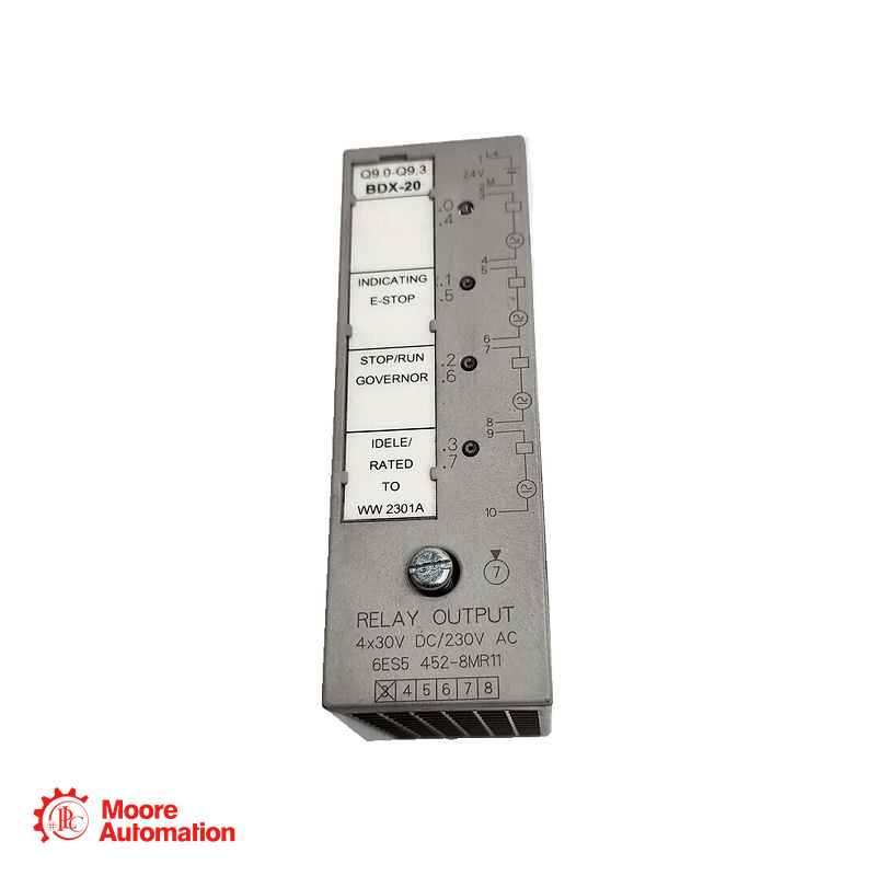 Siemens 6ES5 452-8MR11 SIMATIC S5 4-Channel Relay Output Module